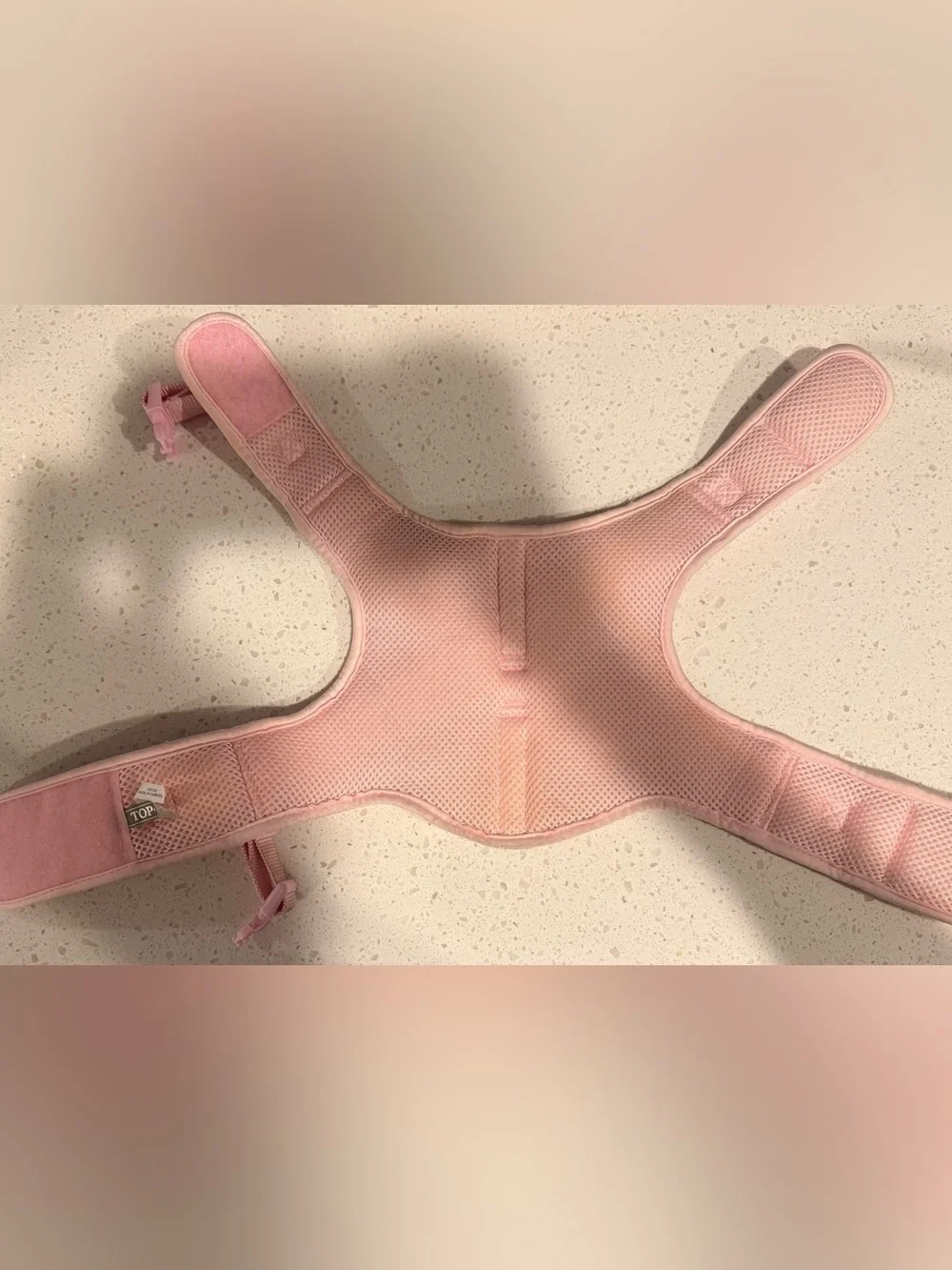 Top Paw Medium Pink Floral Dog Harness Adjustable Mesh Walking Harness